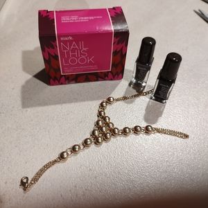 Mark Nail This Look Mini Nail Polishes + Bracelet-Ring Set 2014 Discontinued nos